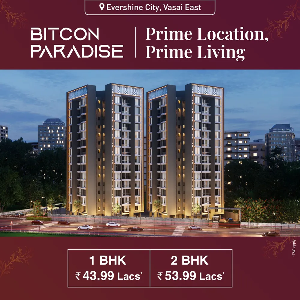 1, 2 & 3 BHK sea view homes in Versova
